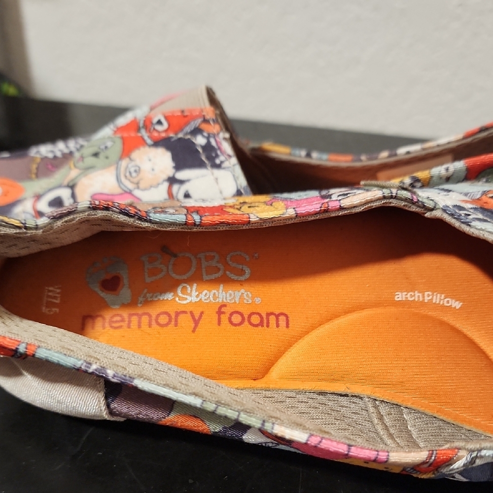 BOBS from Skechers Colorful Dog Print Flats - Picture 3 of 4